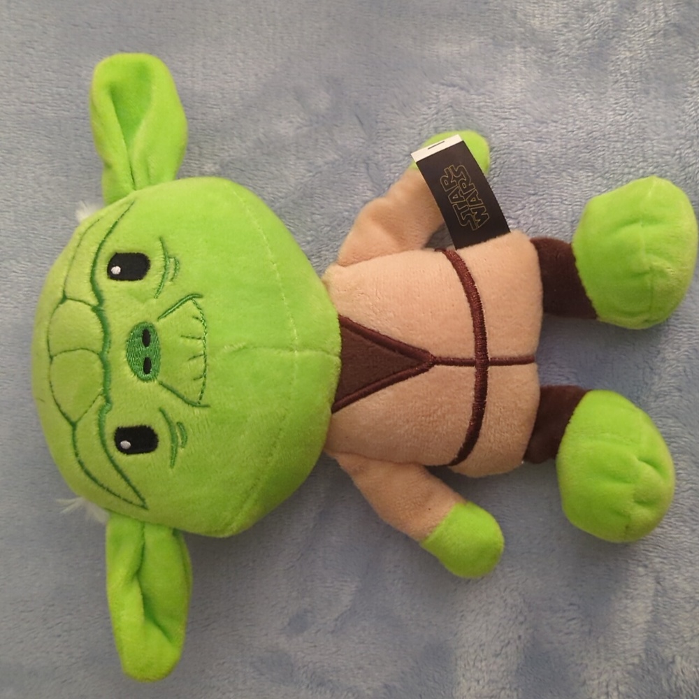 Baby Yoda plush dog squeaker toy BNWOT